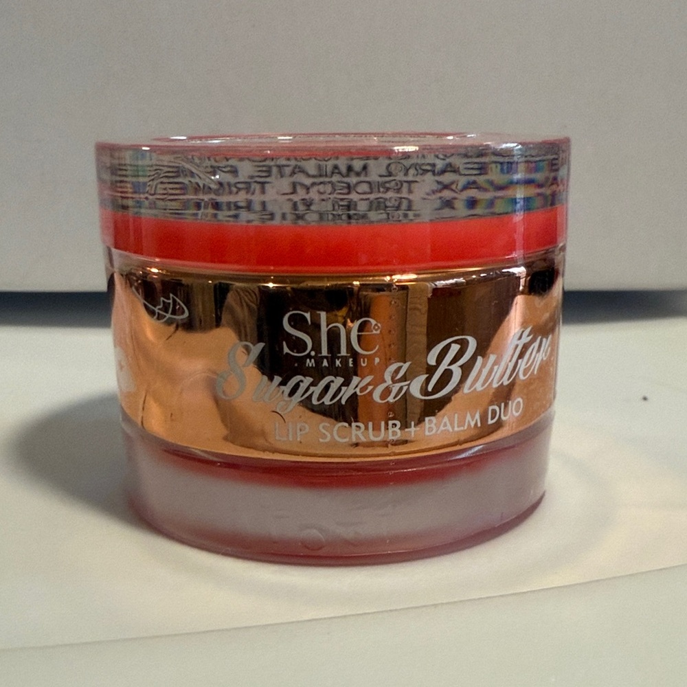 4/$30 She Sugar & Butter Lip Scrub Balm Duo